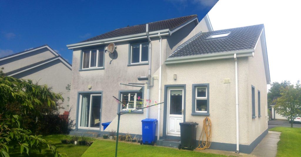 Red Algae Removal on Residential Home in Carndonagh